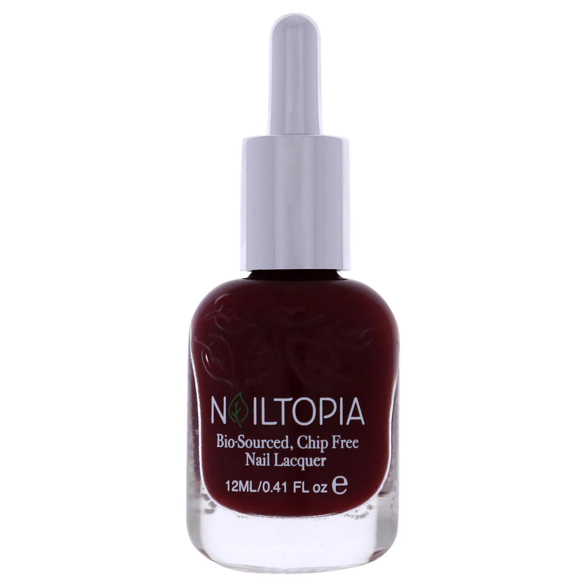 Nailtopia Bio-Sourced, Chip Free Nail Lacquer - All Natural, Strengthening Biotin and Superfood-Infused Polish - Chip Resistant Formula - Quick-Dry, Long Lasting Wear - Ruby Slippers - 0.41 oz