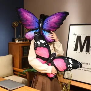 Simulation Butterfly Sofa Cushions, Plush Butterfly-Filled Pillows, Natural Room Decor, Soft & Cozy, Perfect for Living Room