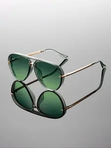 Women's Fashion Casual Large Frame Glasses, Trendy Lightweight Luxury Style Half-Metal Legs Jelly Color Frames Eyewear