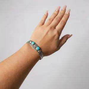 Y. James - Multi Stone Cuff Bracelet - Handcrafted Native American