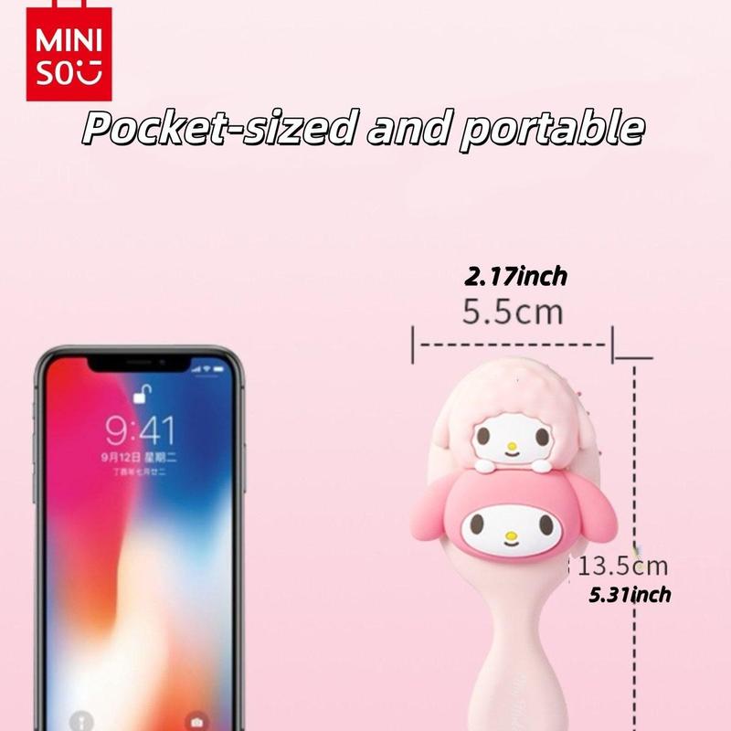 MINISO SR Characters 3D Massage Air Cushion Comb HK Cinna Melody KM Pochacco Hair Brush,Detangling Brush,Scalp-Friendly,Christmas & Birthday &New Year Haul