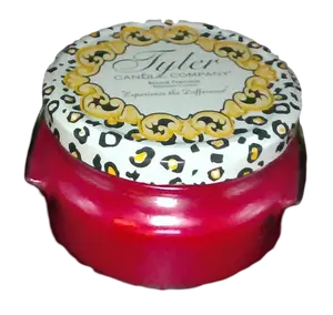 Tyler Candle Company - Frosted Pomegranate - 11oz jar candle - with Tyler matches