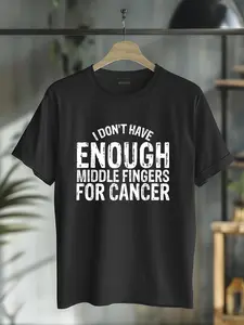 100% Cotton Funny Chemo Chemotherapy Battle Cancer T-Shirt