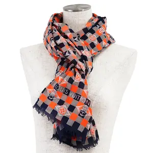 Pre-owned Louis Vuitton Cotton Small Leather Goods Stole