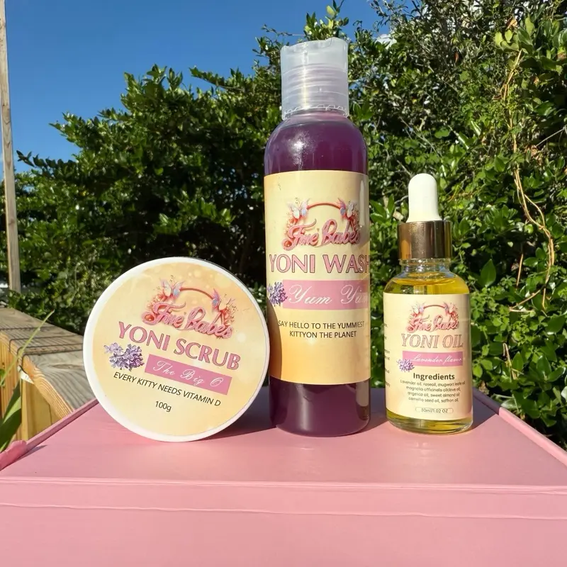 Feminine Wash & Yoni Oil & Yoni Soap Set for Women, Yoni Wash for Val Ph balance