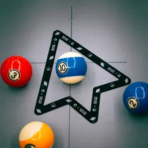 2-PACK FG Magic Rack Pool Ball Template 9&10-Ball
