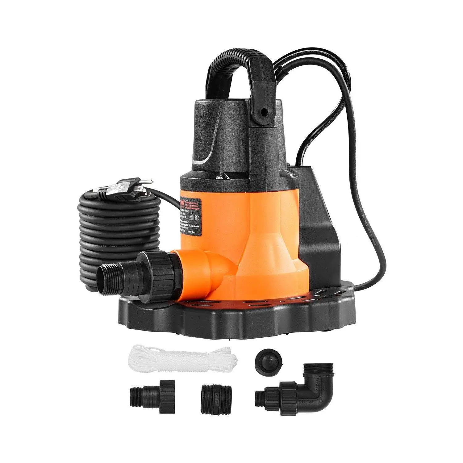 【summerfinds】Automatic Pool Cover Pump Submersible Swimming 0.66 HP 3200 GPH 25 ft Cord