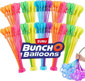 Original Bunch O Balloons Tropical Party 330+ Rapid-Filling Self-Sealing Water Balloons (10 count, pack of 1) by Water Balloon for the Whole Family, Kids, Teens and Adults