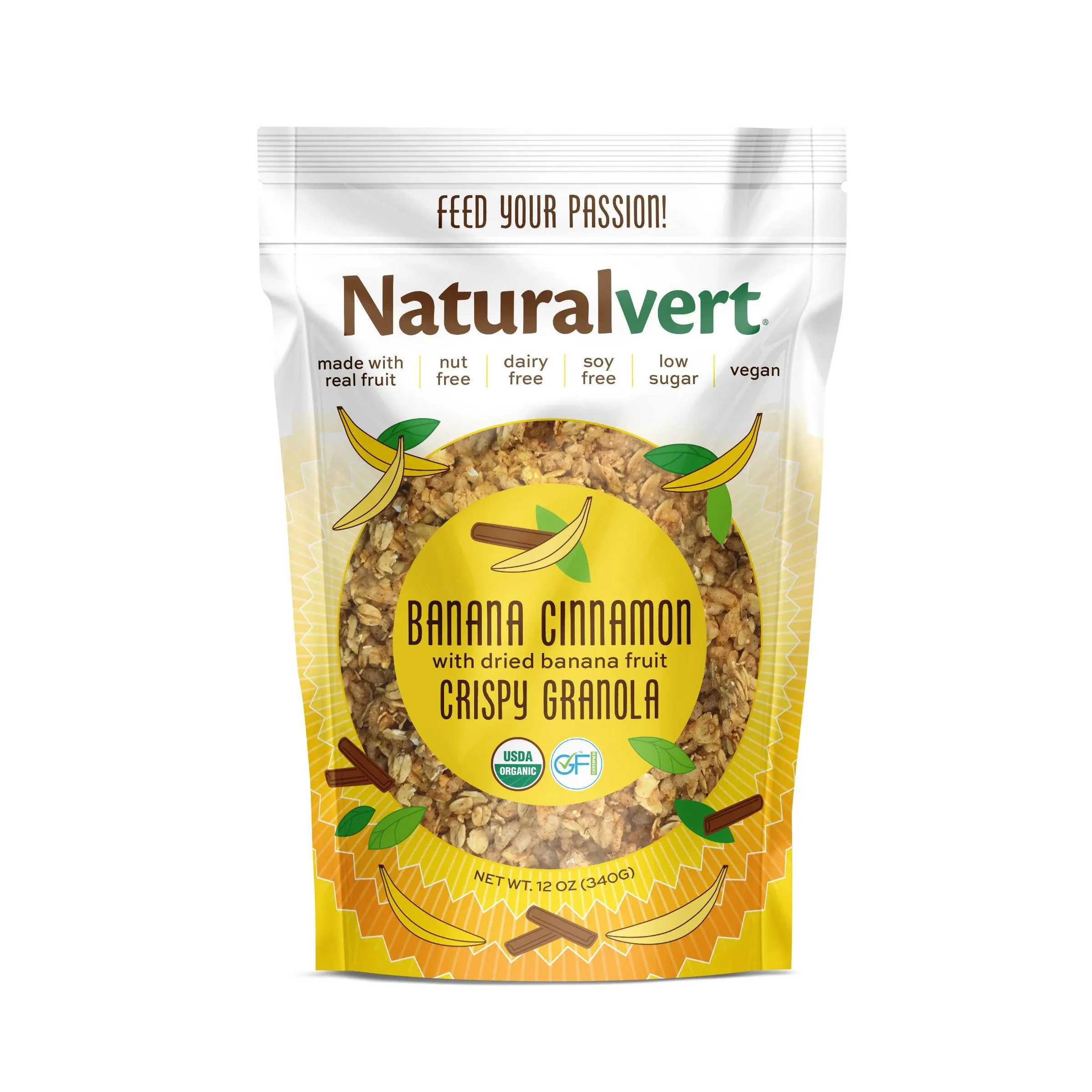 Naturalvert Organic, gluten-free, vegan granola (12oz )