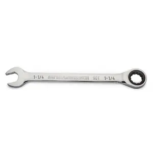 GearWrench KDT86956 1.25 in. 90-Tooth 12-Point Combination Ratcheting Wrench, Ratchet Torque Wrenches for Hand Tools Applications
