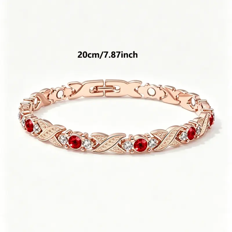 Women's Energy Magnet Therapy Bracelet, Adjustable Fashion Magnetic Wristband, Modern Minimalist Metal Style, Fashionable Bracelet Style, Unisex Lucky Energy Jewelry