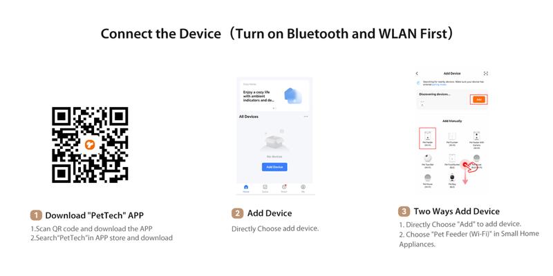 Geoorood Automatic Cat Feeder with Camera, 1080P HD Video, 2.4G WiFi Smart Pet Feeder with One-Way Audio, 4L Large Capacity, Dual Bowl Design for Cats and Small/Medium Dogs