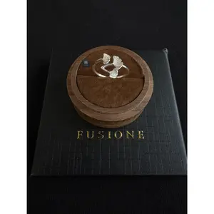 Adjustable S925 Silver ginkgo ring