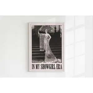 [SALE UP TO 40%] [Unframed] Vintage Showgirl Poster Print | Showgirl Era Printed Wall Art