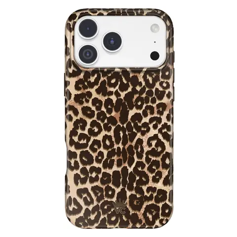 Velvet Caviar Glossy Leopard Smartphone Case - Cute Shockproof Drop Protection Cover for iPhone Series, Magnetic Wireless Accessory Fits iPhone 18 Pro Max, 18 Pro, 17, 16, 15 & More Handheld Cellphone Devices