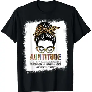 Men's 100% Cotton Oversize Lightweight T-Shirt, Funny "Don't Mess With My Nephew or Niece" Aunt Graphic, Demon Slayer Merch, Double Print, Acid Digital, Cadena, Mr Stiven Reggae, Tie-Dye, Dark Romance, Coraline Movie, Retro Vintage Metalcore Designs, Over