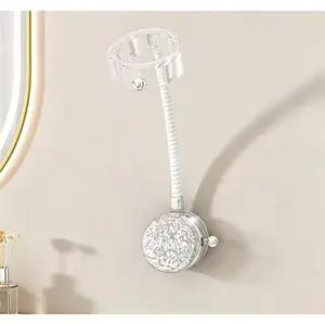 Household Essentials Children's Bathroom Drill Bathroom Punch-Free Suction Cup Shower Bracket, Universal Adjustable Shower Head Holder, Detachable Bathroom Nozzle Fixed Mount for Home Use