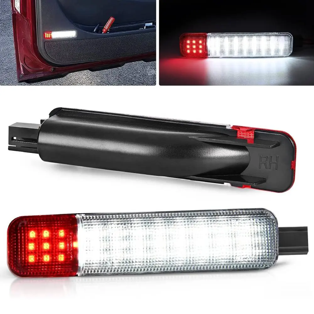 Red And White 2PCS  for Chevy GMC 1995-2007