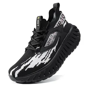 Men's Casual Sports Shoes Thick Sole Soft Sole Wear-Resistant Non-Slip Cushioning Ultra-Light Comfortable Running Shoes