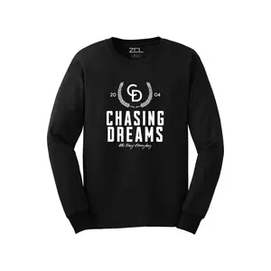 Chasing Dreams Long Sleeve Tee (White Logo)