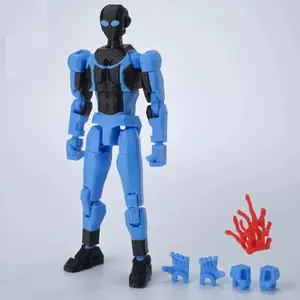 3D Printed Lucky13 Invincibles Tech Jacker Movable Soldier Multijoint Movable T13 Figurines Assembly Mecha Toy Holiday Gift