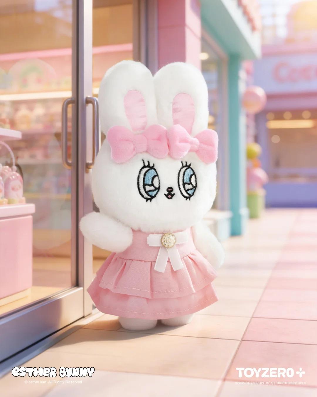 Esther Bunny Fashion in Motion Plush Keychain Series Blind Box Plush Blind Box Cute Anime Vinyl Plushies Collectible Birthday Gifts for Girls Perfect New Year Gift, Unique HolidayHome & Office Decorations