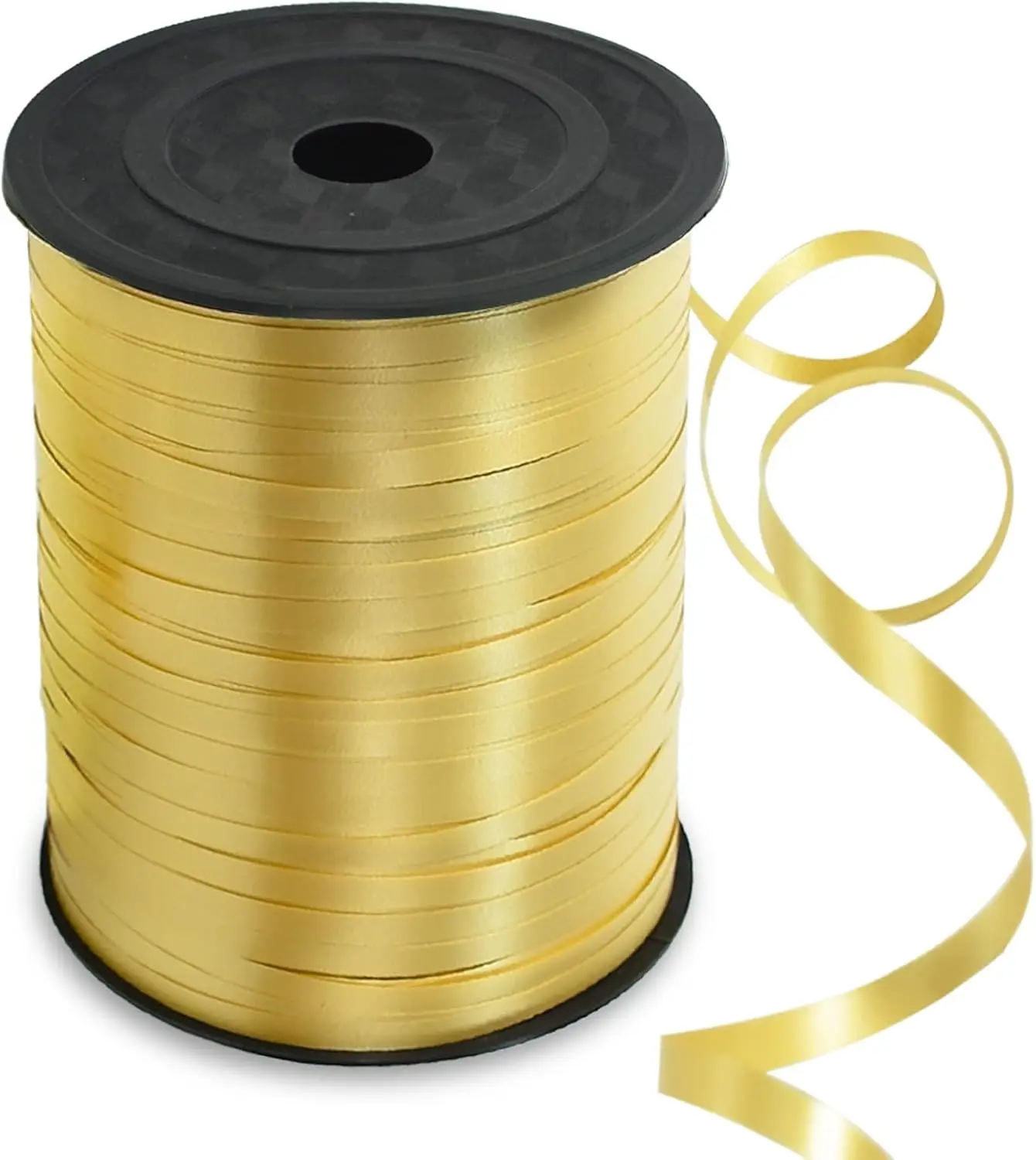 500 Yards Gold Curling Ribbon Balloon String Gift Wrapping Decor,Gold Ribbon for Gift Wrapping Balloons Curling String for Bouquets Crafts Birthday Graduation Christmas New Year Decorations