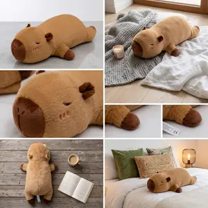Carpy 60cm Giant Capybara Pillow Ultra-Soft Premium Plush Comfortable Cuddle Buddy for Home Decor & Movie Marathons CE Certified Safe Hypoallergenic