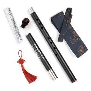 Metal Xiao Flute G Key Classical Vertical Musical Instrument Aluminum Flute Xiao With Mouth Piece For Both Professional And Beginner Alloy Flute