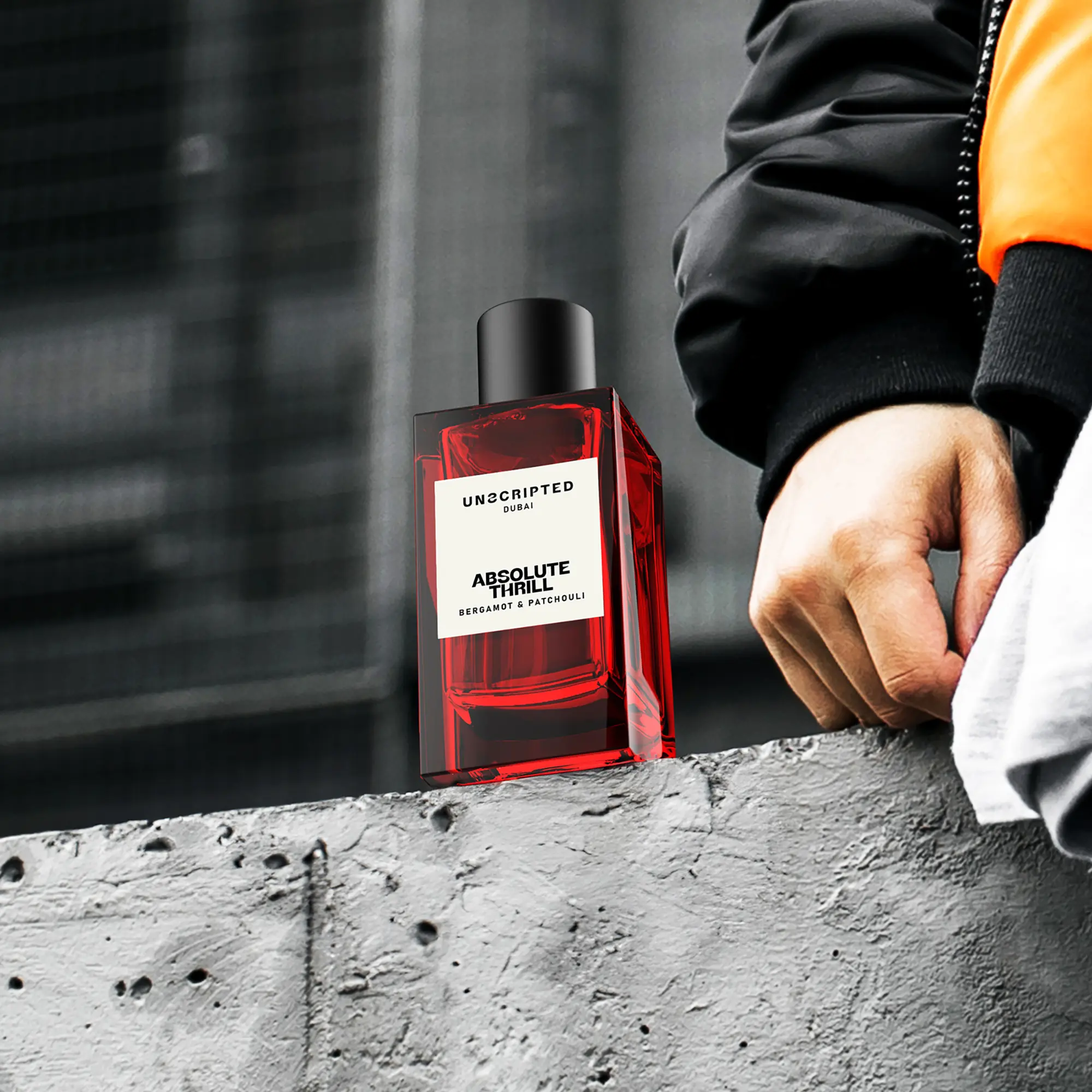 Unscripted Absolute Thrill - Bold and Unique Perfume for Men - Long-Lasting Men Perfume with Bergamot, Patchouli, Blackcurrant and Ginger - 3.4 oz
