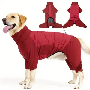 FullLimb Dog Bodysuit with Soften Plush Fleece, Functional Leash Opening and SnowResistant Coating designed for Superior Cold and for Maximum Warmth, Snow Protection, and Everyday Comfort