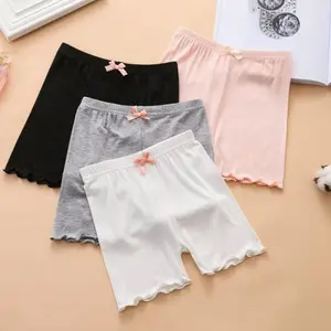 4 Pieces Girls Leggings Thin Skin - Friendly Anti - Exposure Pants Girls Casual Pants for Sports Daily Use