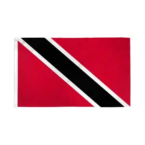 Trinidad & Tobago Flag Banner, 3x5ft Dye Sublimation Polyester Flag, Home Supplies Party Decoration, Birthday Party Decor Backdrop