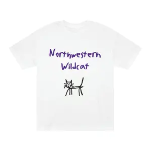 Northwestern Wildcat Overly Simplistic T-shirt (Unisex)