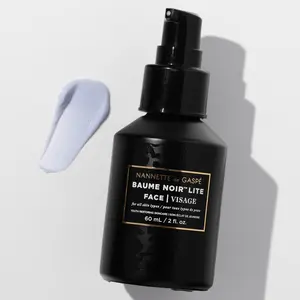 NANNETTE de GASPE Baume Noir Face Lite - Lightweight Luxury Cream with BMV Technology for Age-Renewing Benefits & Fast-Absorbing Hydration 2 fl oz