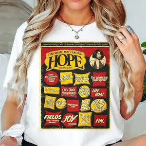 This Music May Contain Hope Vintage Shirt, Vintage 90s Music Shirt, Raye This Music May Contain Hope Shirt
