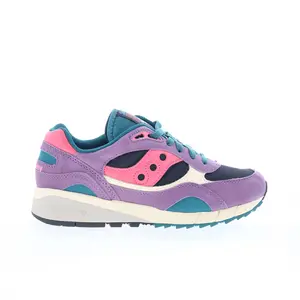 Saucony Shadow 6000 S70784-1 Mens Purple Leather Lifestyle Sneakers Shoes
