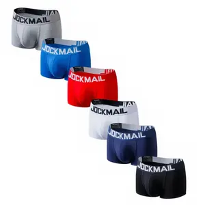 JOCKMAIL Man Underpants Boxershorts Cotton Men Boxers Male Breathable Underwear Men’s Panties Soft Boxer Briefs