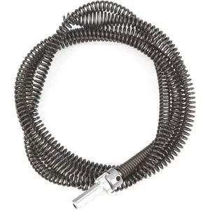 Drain Auger Cable 3.28Ft Clog Remover with Drill Connector 10mm Flexible Plumbing Snake Pipe Drain Cleaner for Kitchen, Bathroom and Shower Sink