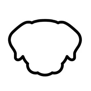 Dog Cookie Cutter - Dog Face Cupcake Topper - Dog Head Cookie Cutters - Animal Cookie Cutters - Dog Lover Cookies - Puppy Face Cookies