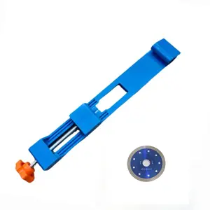 Adjustable Cutting Machine Base Rail with Saw Blade, Durable Construction, Easy Installation, Ideal for Precision Cutting Tasks