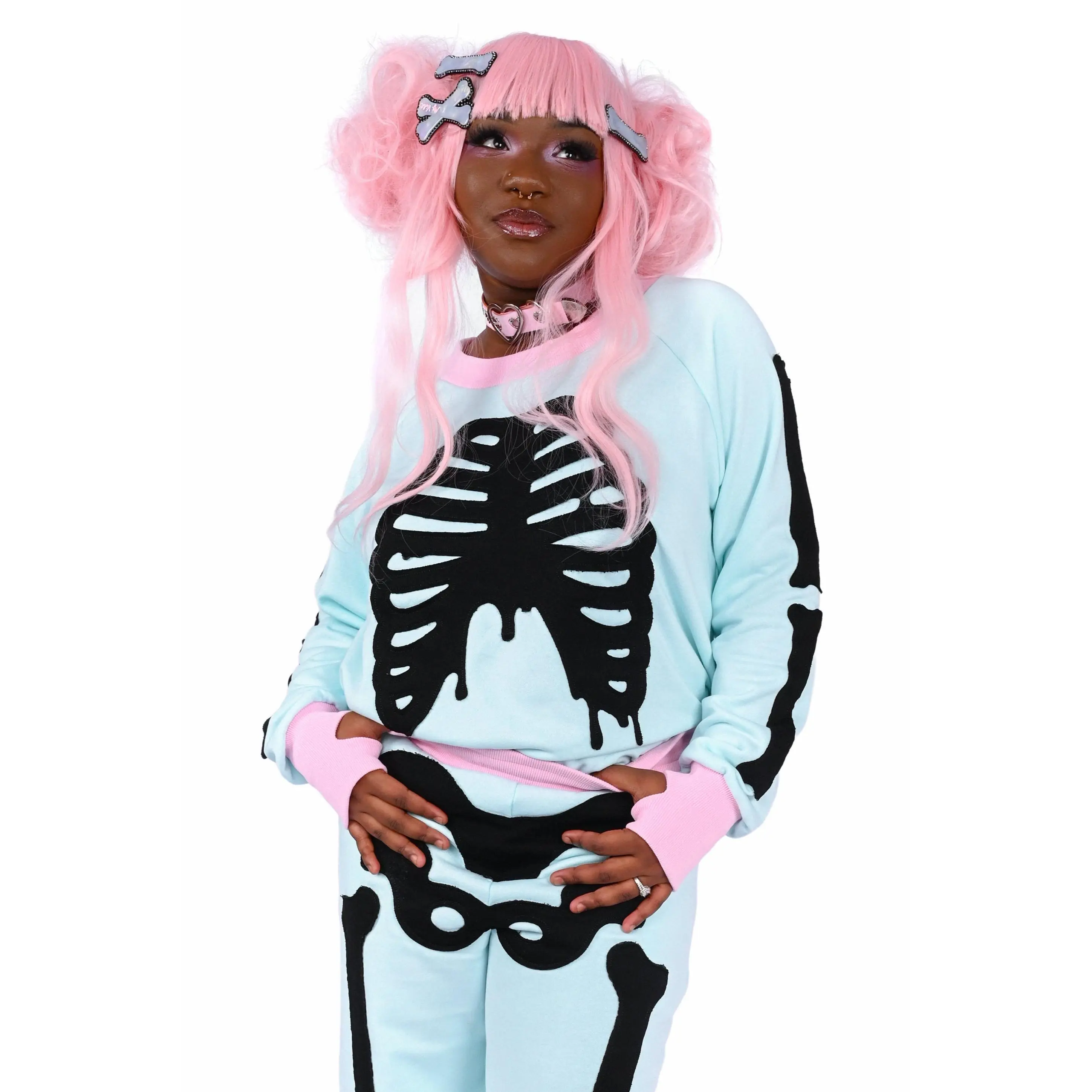 Skeleton Pullover Sweater - 2X-5X left!! Skeleton Pullover Sweater - 2X-5X left!!