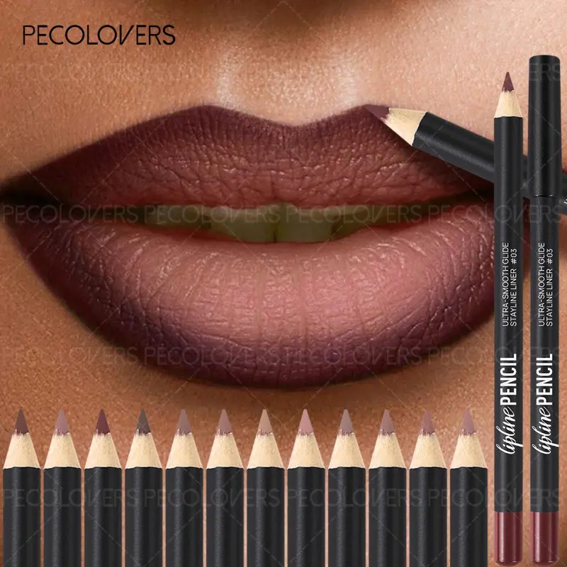 1PC Matte Cream Texture Lip Liner, Anti-smudge,Convenient and Durable, Easily Create Exaggerated Lip Shape