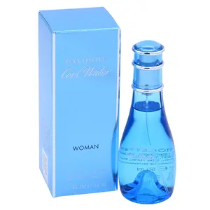 Davidoff Cool Water Women's Aquatic Fragrance - Jasmine, Blackcurrant, Citrus Fruity EDT, 1.7 oz New in Box, Gift Ideas for Women, Perfume Girl, 1 to 1.9 fl oz