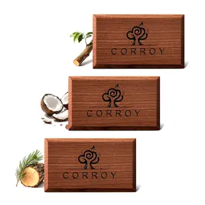 Single Pack & 3 Pack WoodCar Air Fresheners + Visor Clip - Refreshingand Long Lasting Car Air Freshener Natural Essential Oil Scent, Car Odor Eliminator and Purifier, Vent Clip Air Freshener for Car (Starter/Teak)