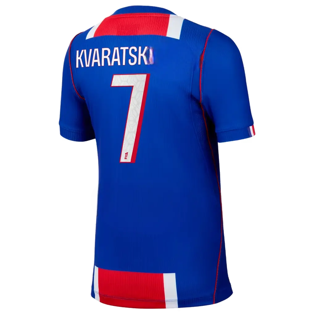 #7Kvaratskhelia Paris Youth Soccer Jersey - Light Blue Unisex Football Shirt for Boys and Girls, Kids Soccer Tops for Match Days, Sports Outfits, Casual Streetwear, Everyday Wear and Gifts for Young Football Fans