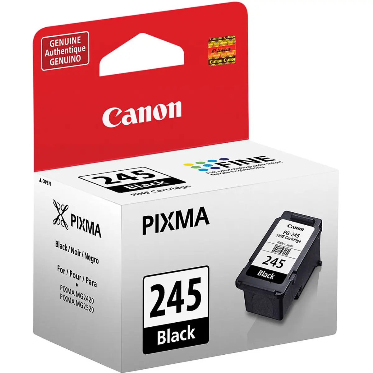 Canon PG-245 8ml Black Ink Cartridge for Select PIXMA iP, MG, MX, TR, TS Series Printers