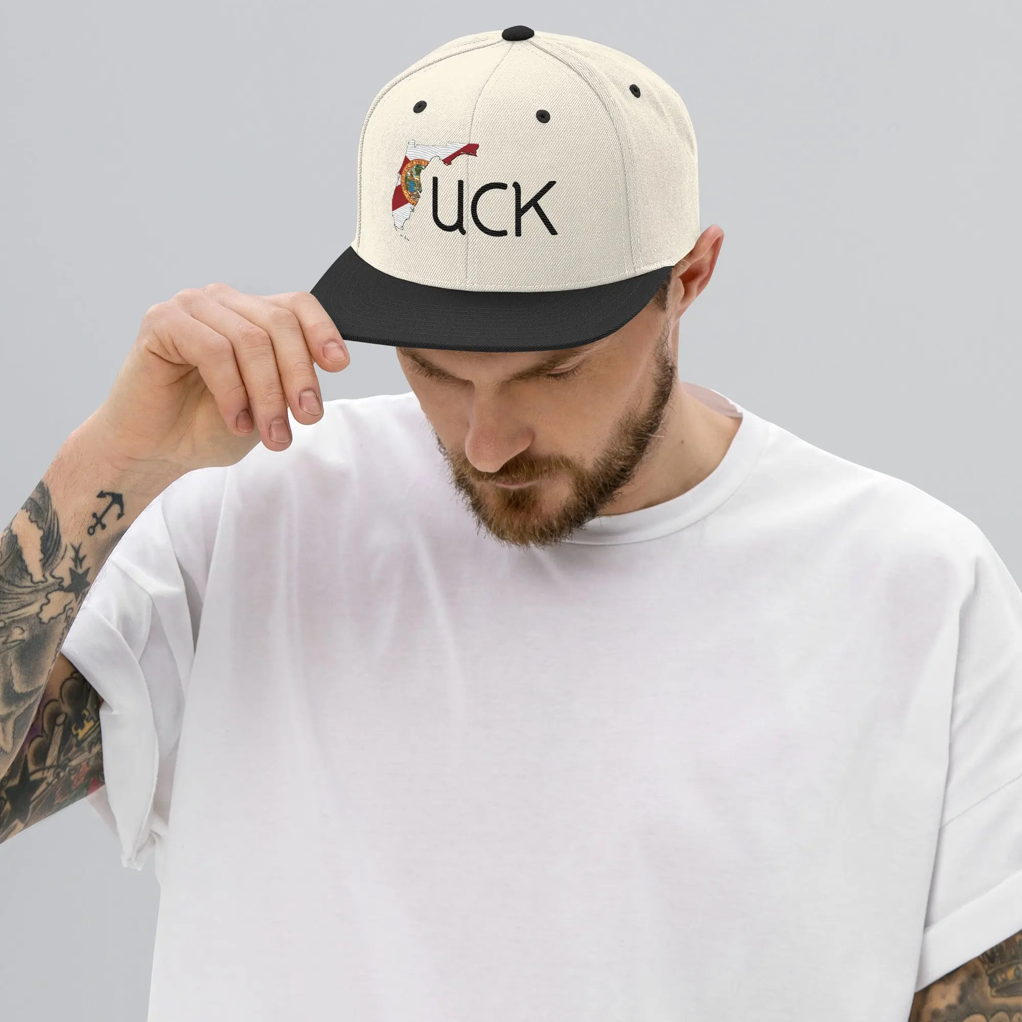 Original UCK Snapback Hat - Black Font