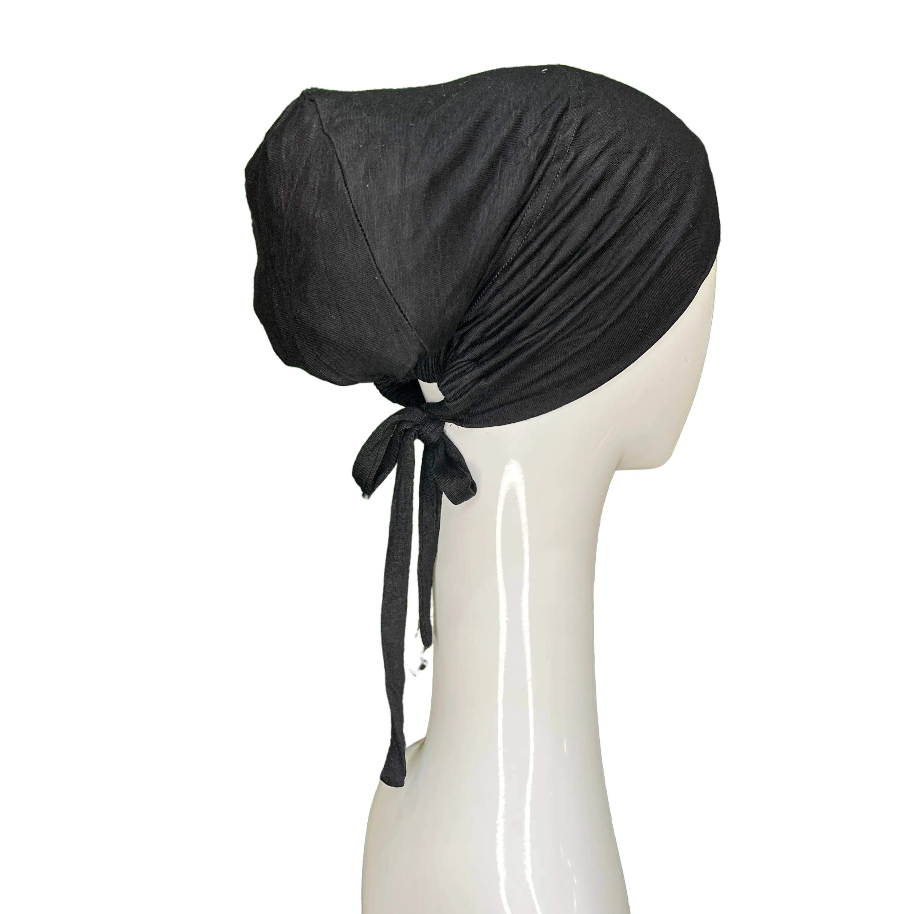Black Bonnet Style Under Cap - Versatile Design for Various Occasions