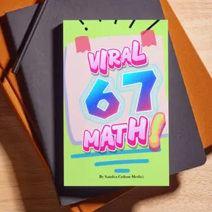 Viral Math: 67 Book - 2025 Edition Creative Tracing & Coloring Workbook for All Ages 35 Unique Pages 6x9 Format